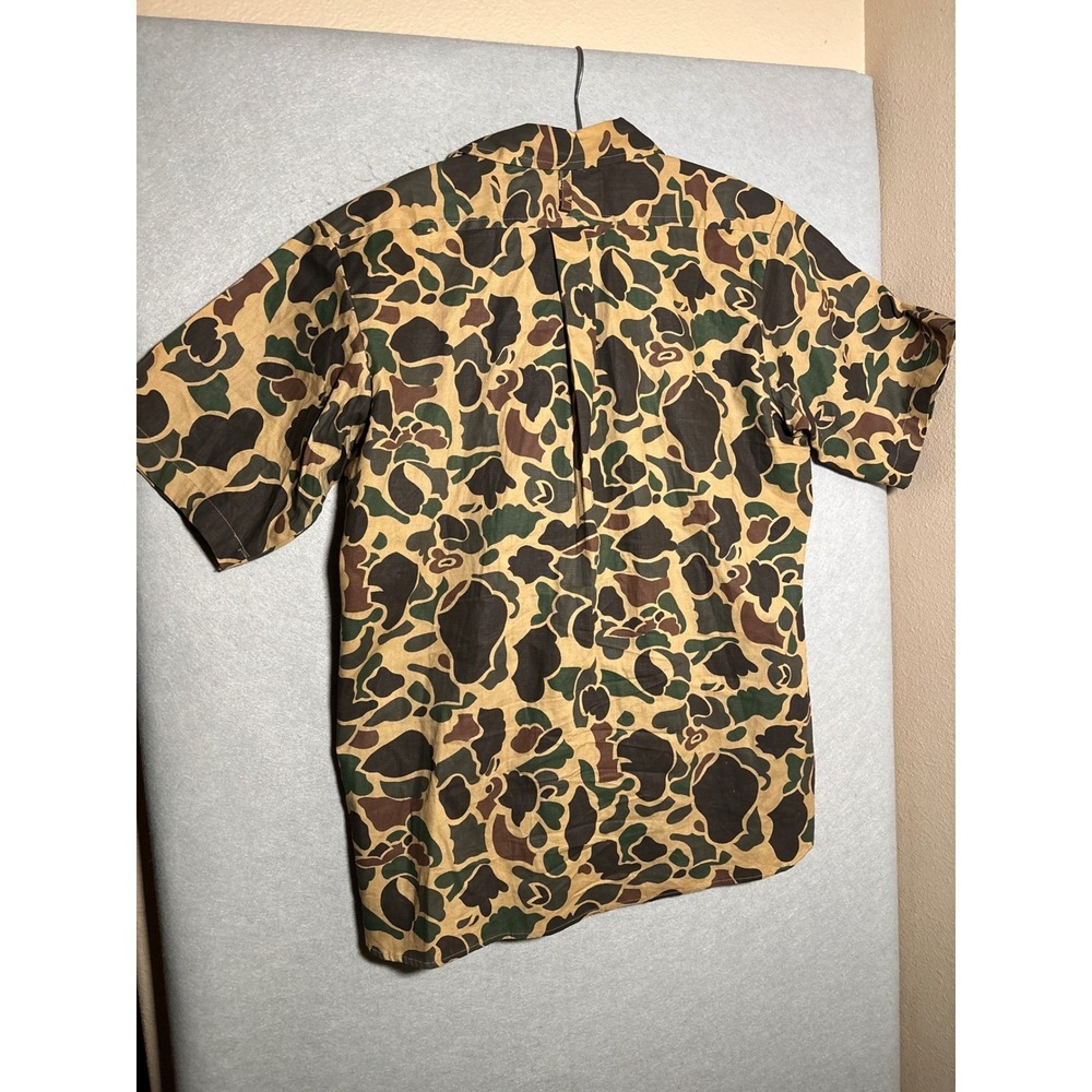 Vintage Black Sheep Mens L Duck Hunter Camo Hunting Shirt Quilted Patch Gorpcore - Picture 2 of 8